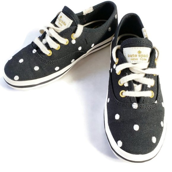 Keds Other - Keds X Kate Spade Polka Dot Shoes Girl's Size 11M